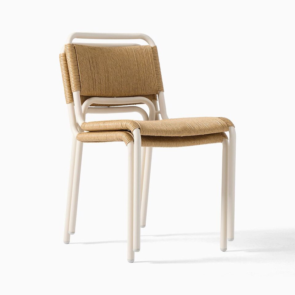 Sydney Outdoor Stacking Dining Chair (Set of 2)