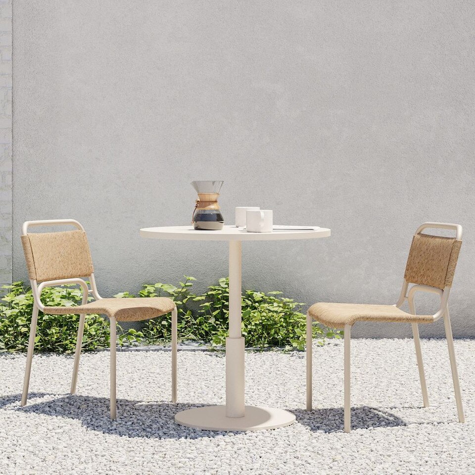 Sydney Outdoor Stacking Dining Chair (Set of 2)