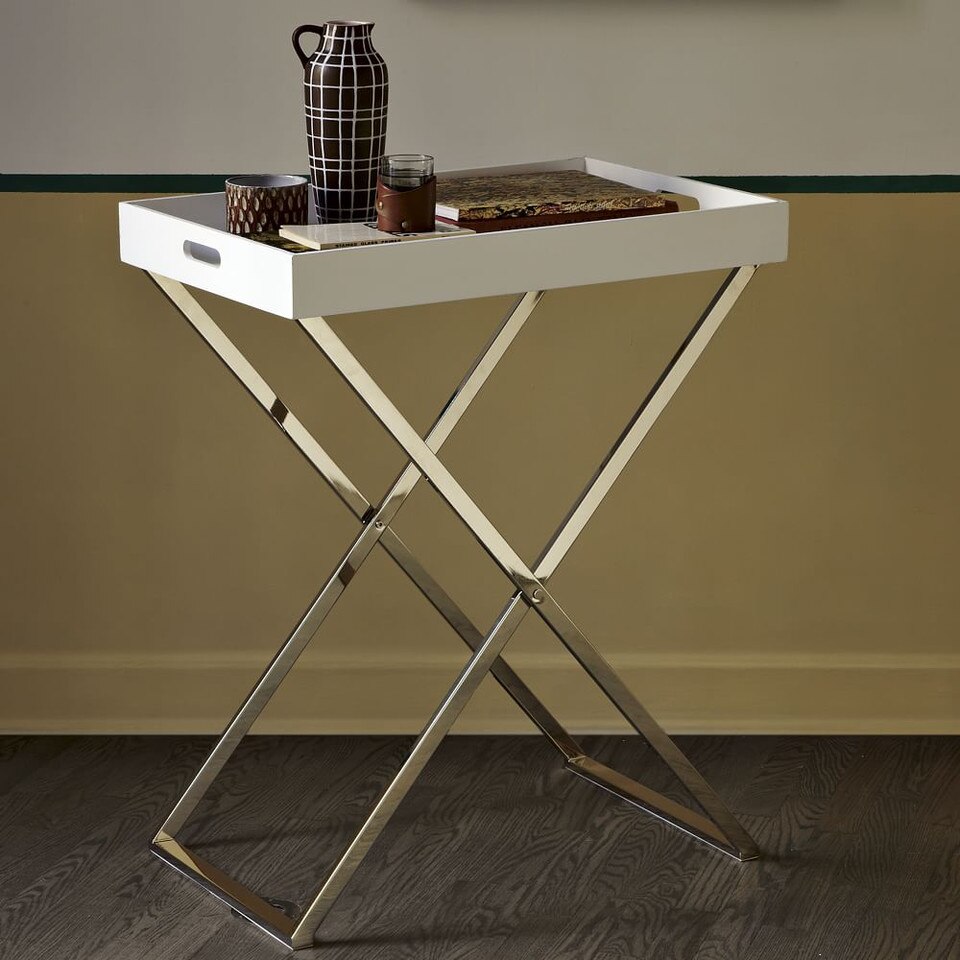 Tall Butler Tray Stand