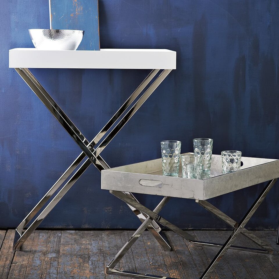 Tall Butler Tray Stand