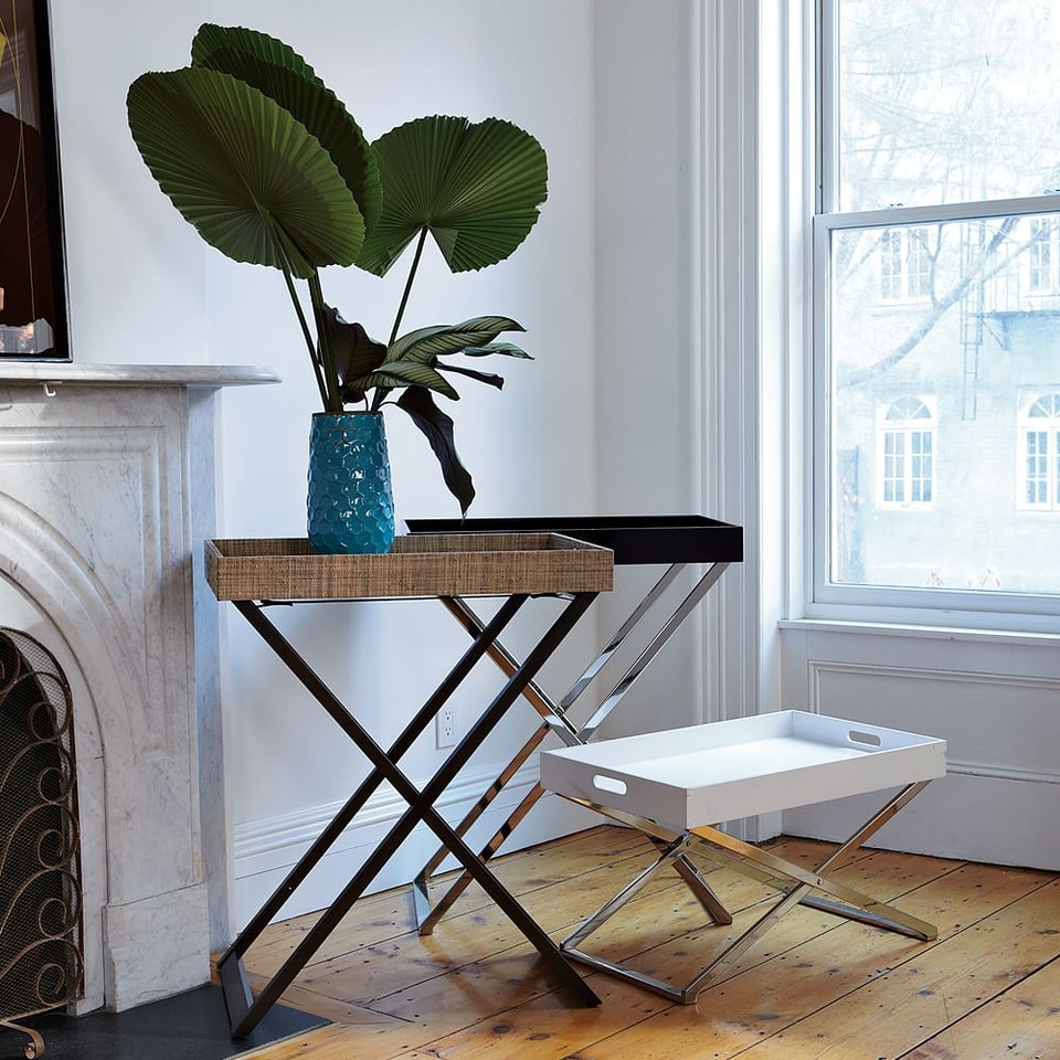 Tall Butler Tray Stand
