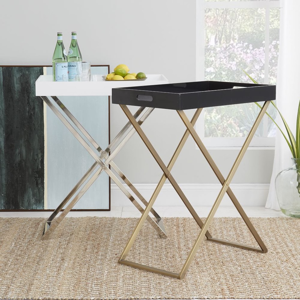 Tall Butler Tray Stand