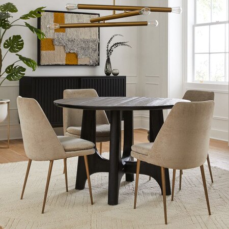 Tanner Solid Wood Round Dining Table West Elm Australia Tanner Solid Wood Round Dining Table, Round Dining Table Australia