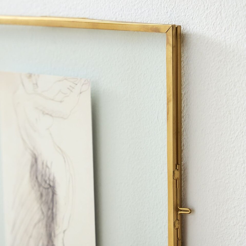 Terrace Floating Frames - Brass