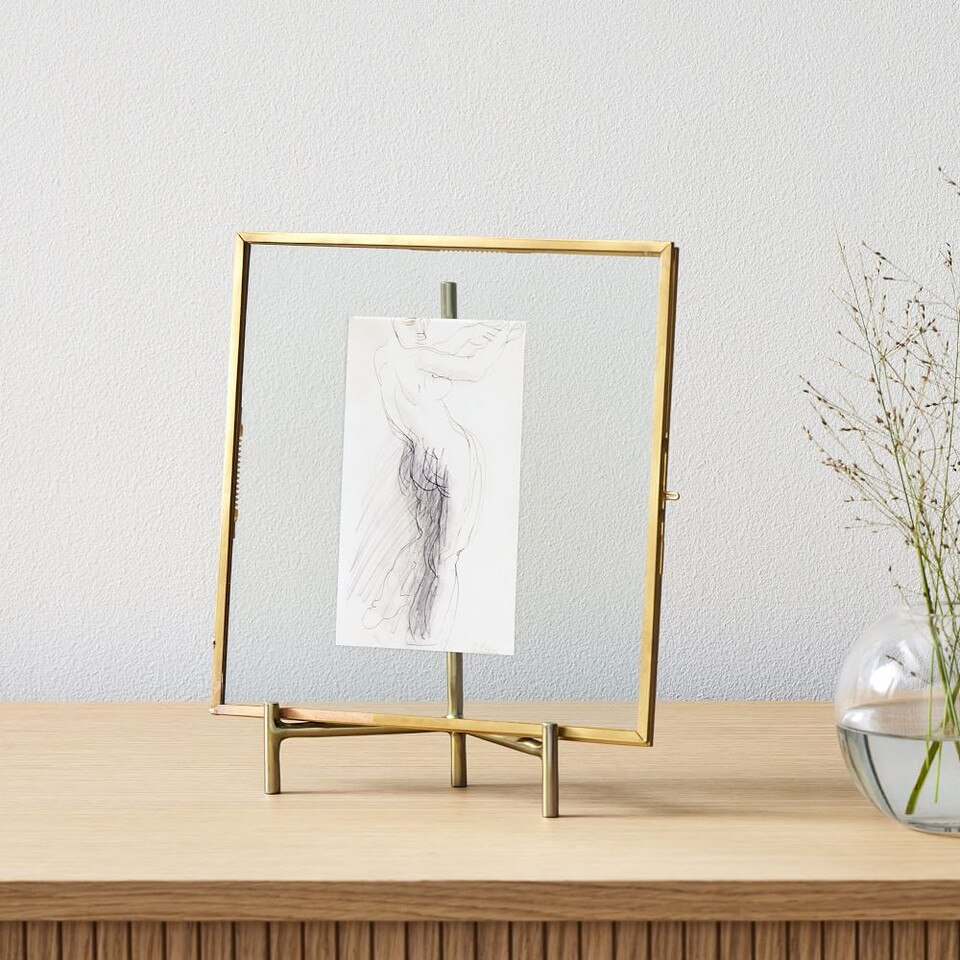 Terrace Floating Frames - Brass
