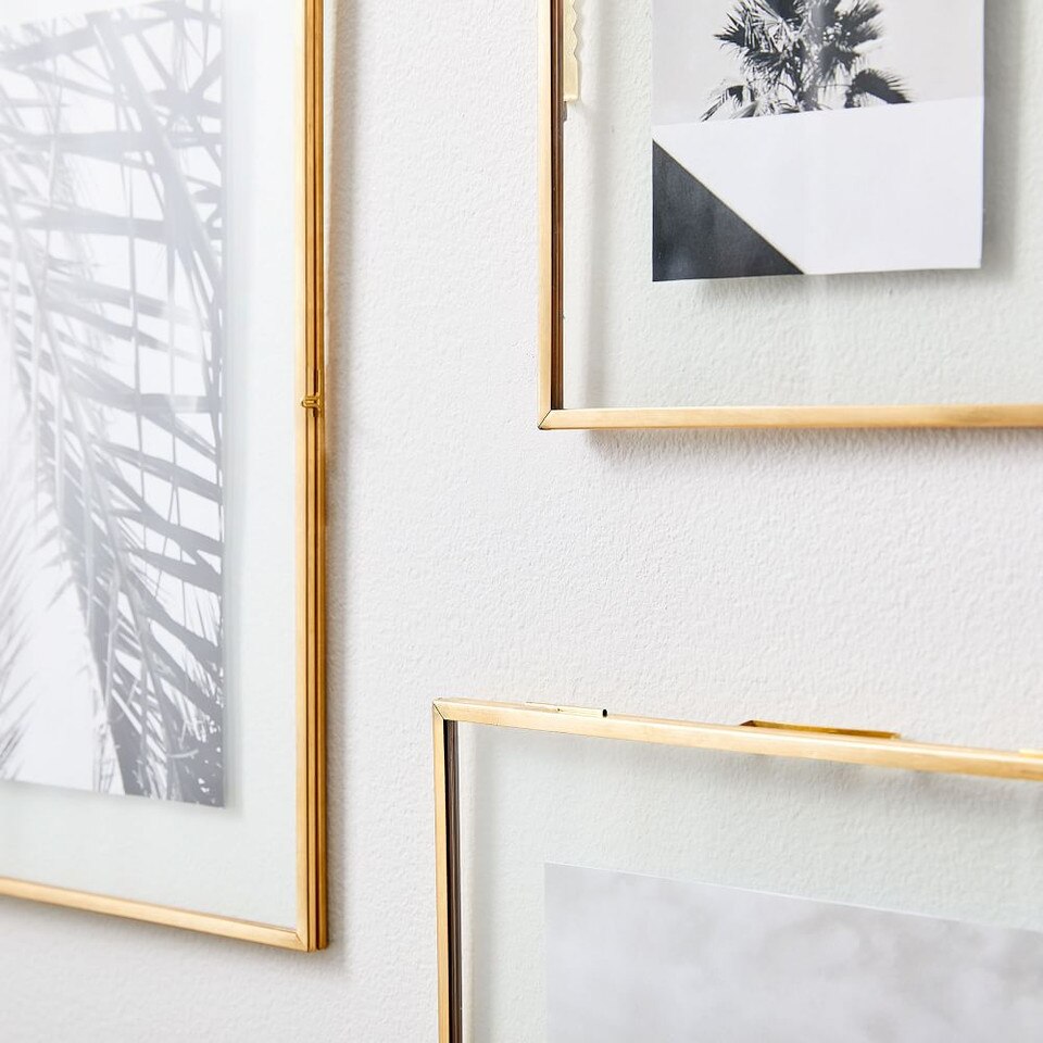 Terrace Floating Frames - Brass