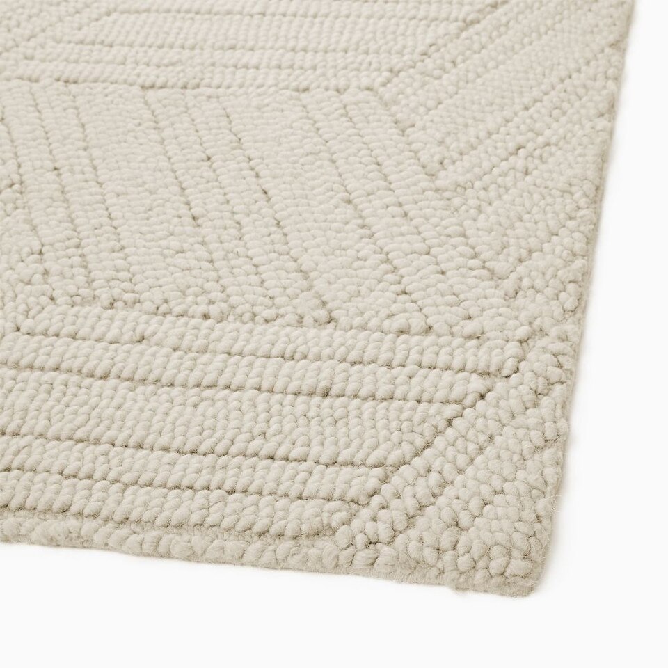Textured Hexagon Rug