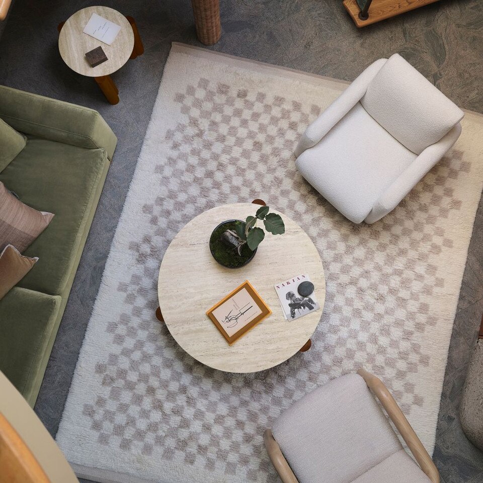 Travertine Coffee Table (112 cm)