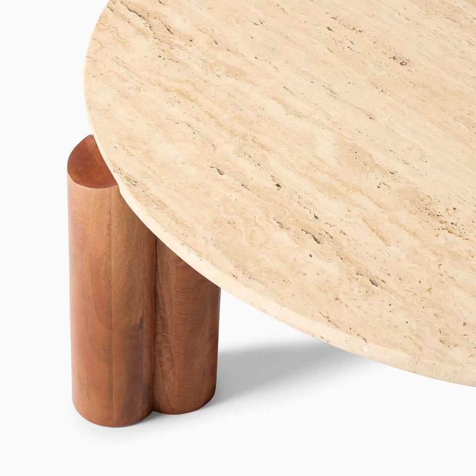 Travertine Coffee Table (112 cm)