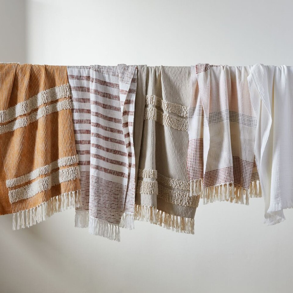 Tufted Lines Throw