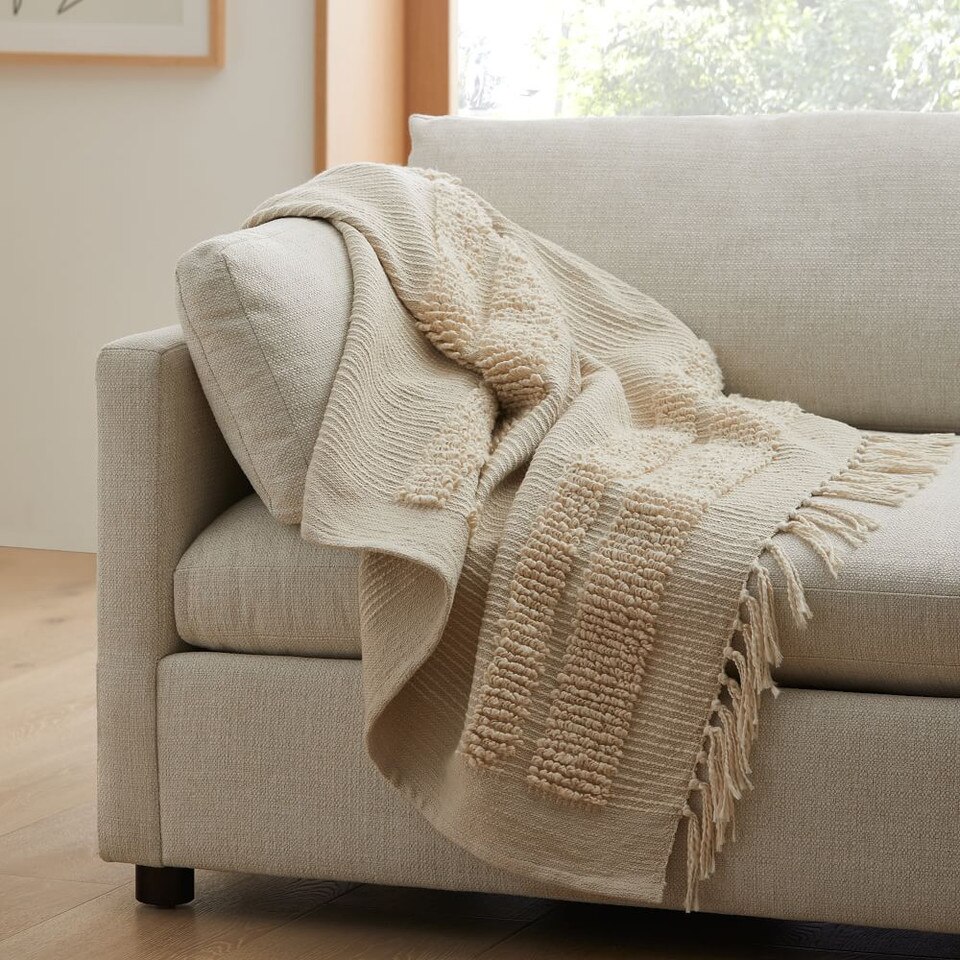 Tufted Lines Throw