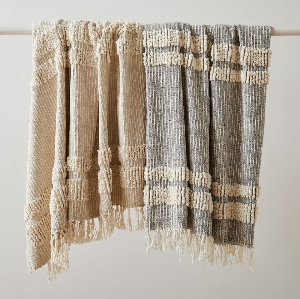 Tufted Lines Throw