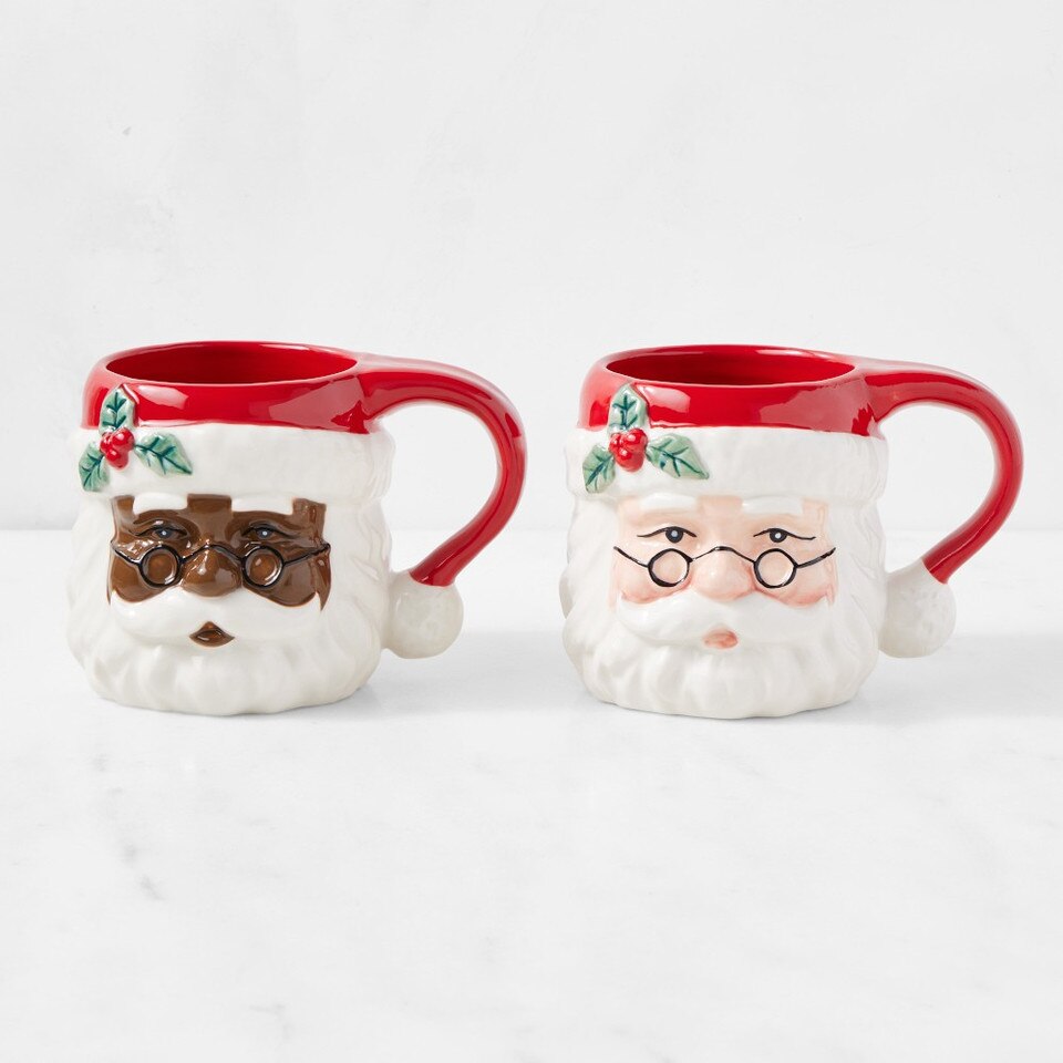 Williams Sonoma 'Twas the Night Before Christmas Santa Mug