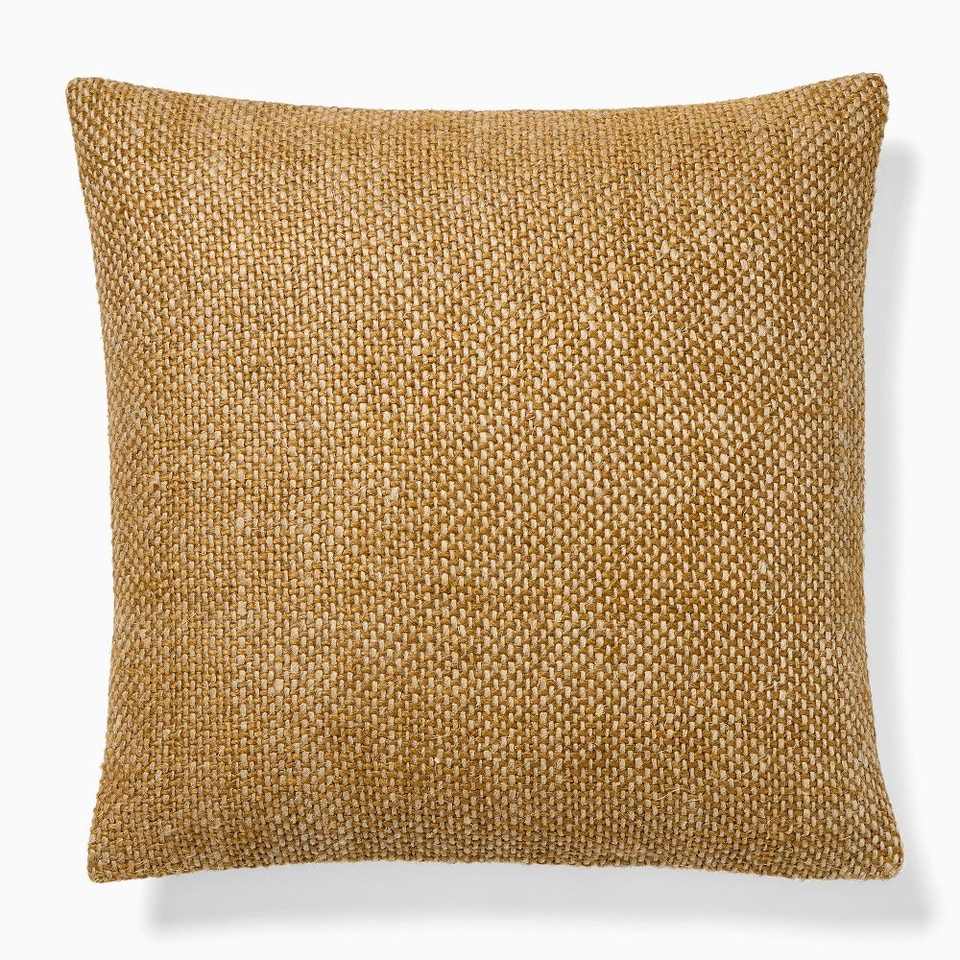 Two-Tone Chunky Linen Cushion Cover