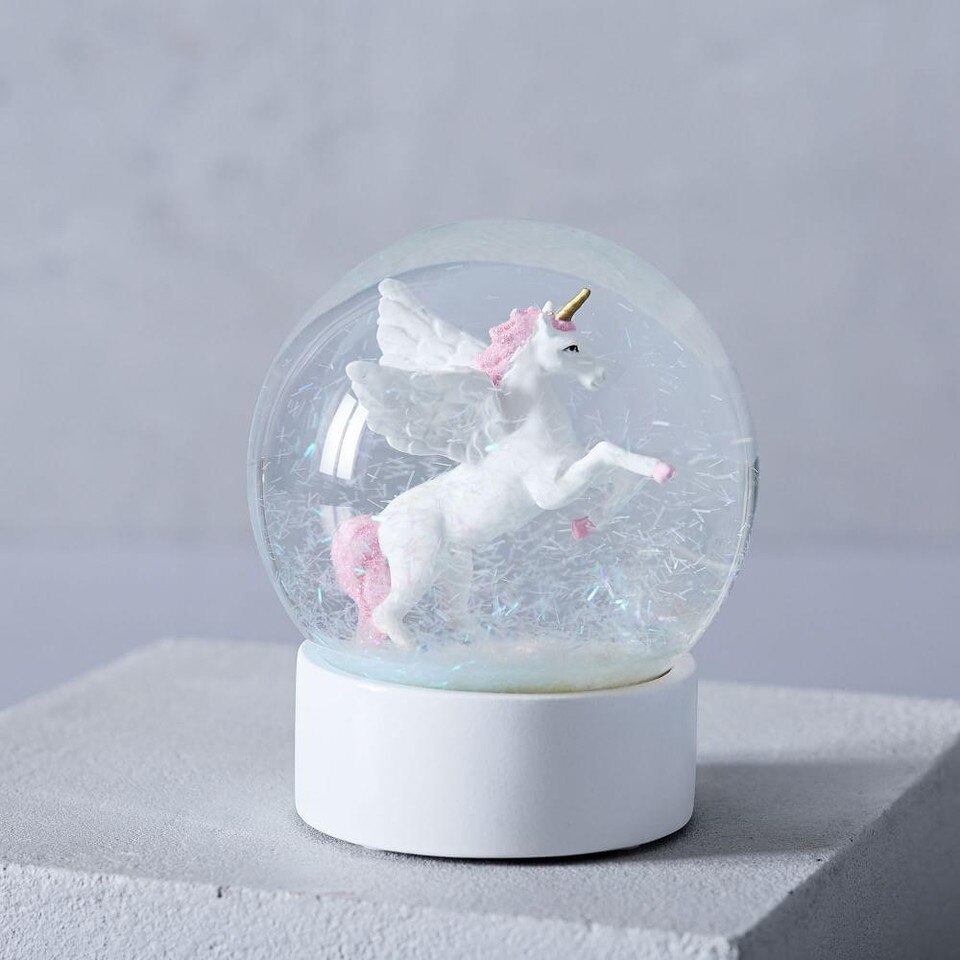 Unicorn Snow Globe west elm Australia
