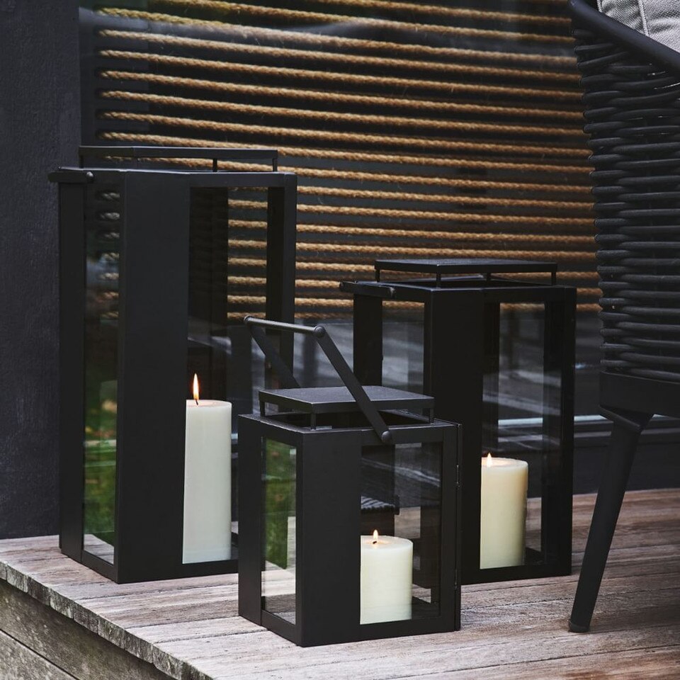 Unscented Wax Pillar Candle