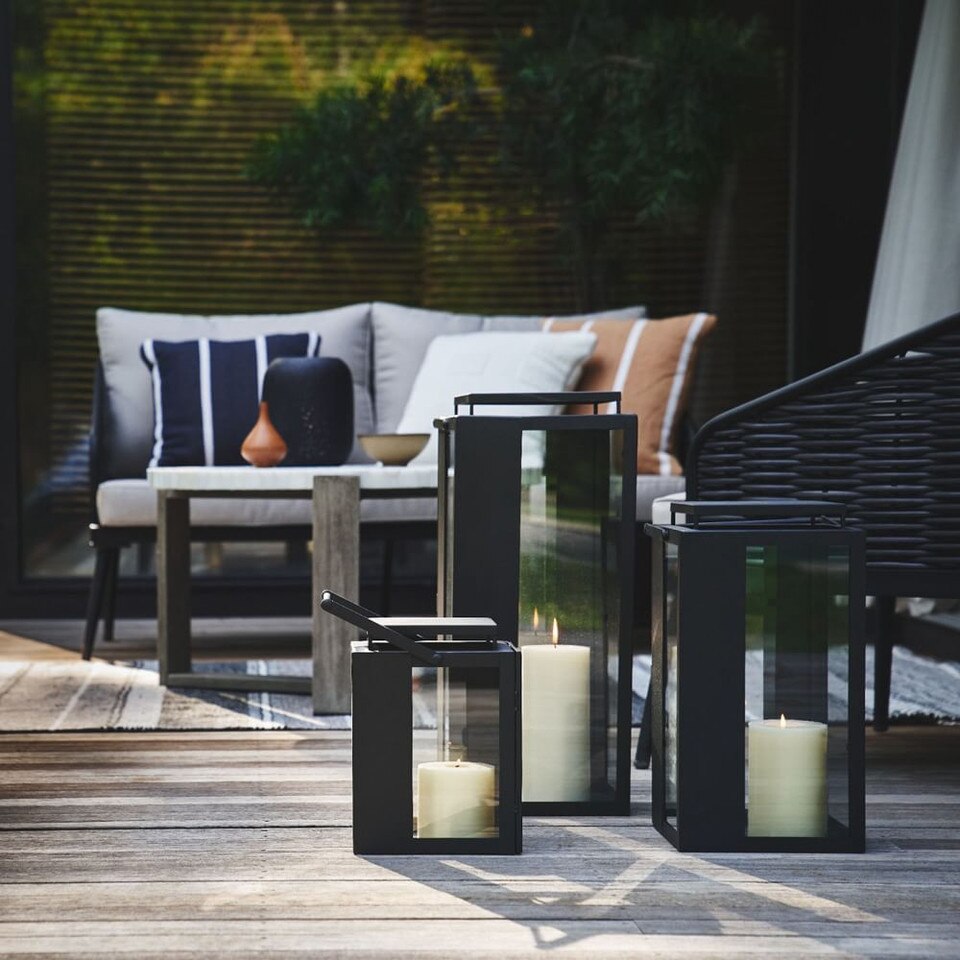 Unscented Wax Pillar Candle