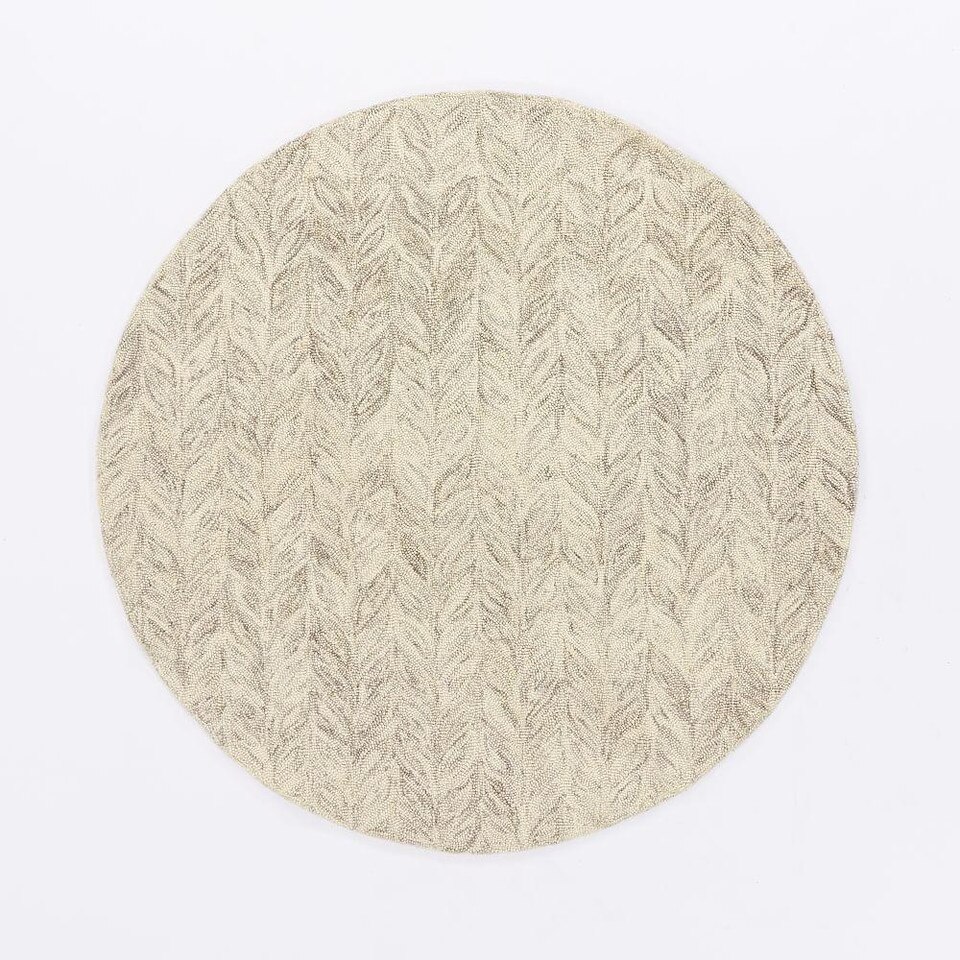 Vines Wool Rug - Round