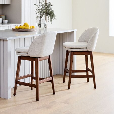 Wayne Swivel Armless Bar Counter Stools
