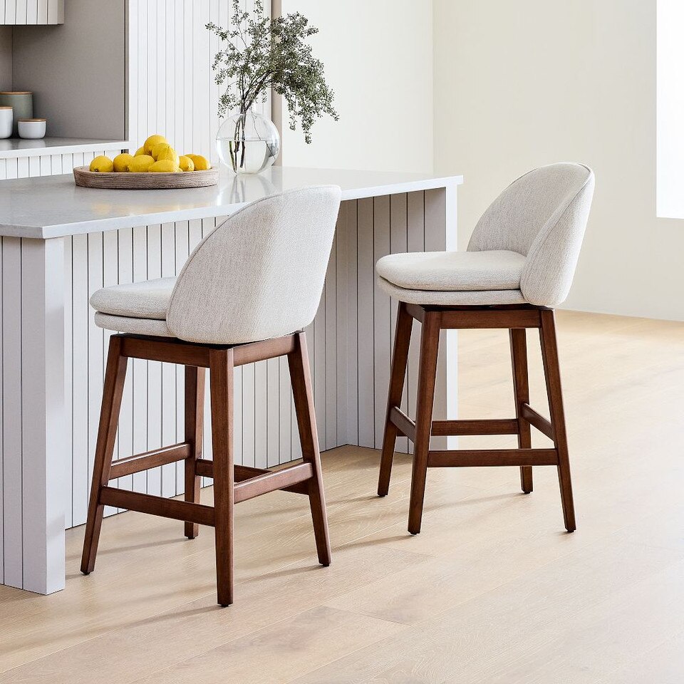 Wayne Swivel Armless Counter Stools