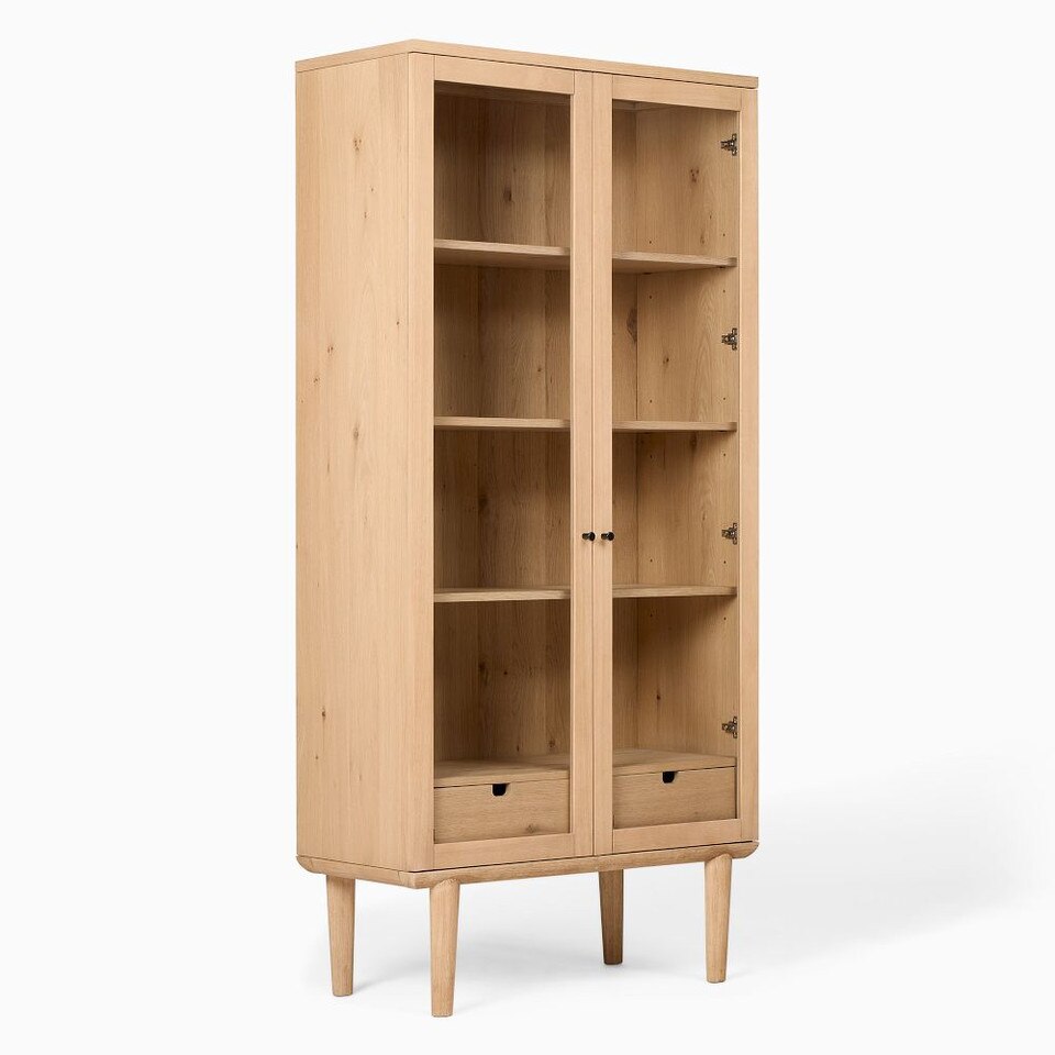Whitman Tall Glass Cabinet (97 cm)