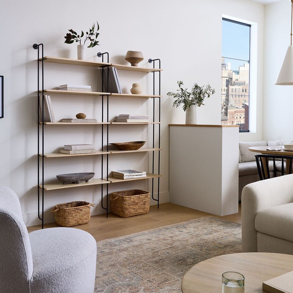 Willow Modular 5-Shelf Wall Unit