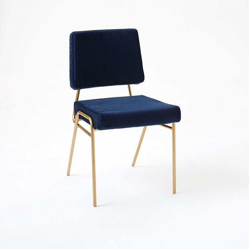 Wire Frame Upholstered Dining Chair