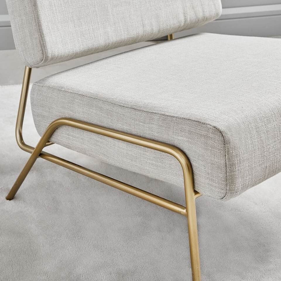 Wire Frame Slipper Chair