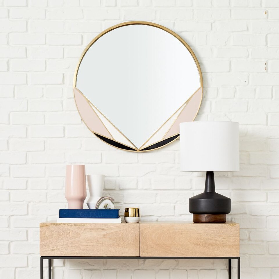 Wood & Ceramic Table Lamp (55 cm)