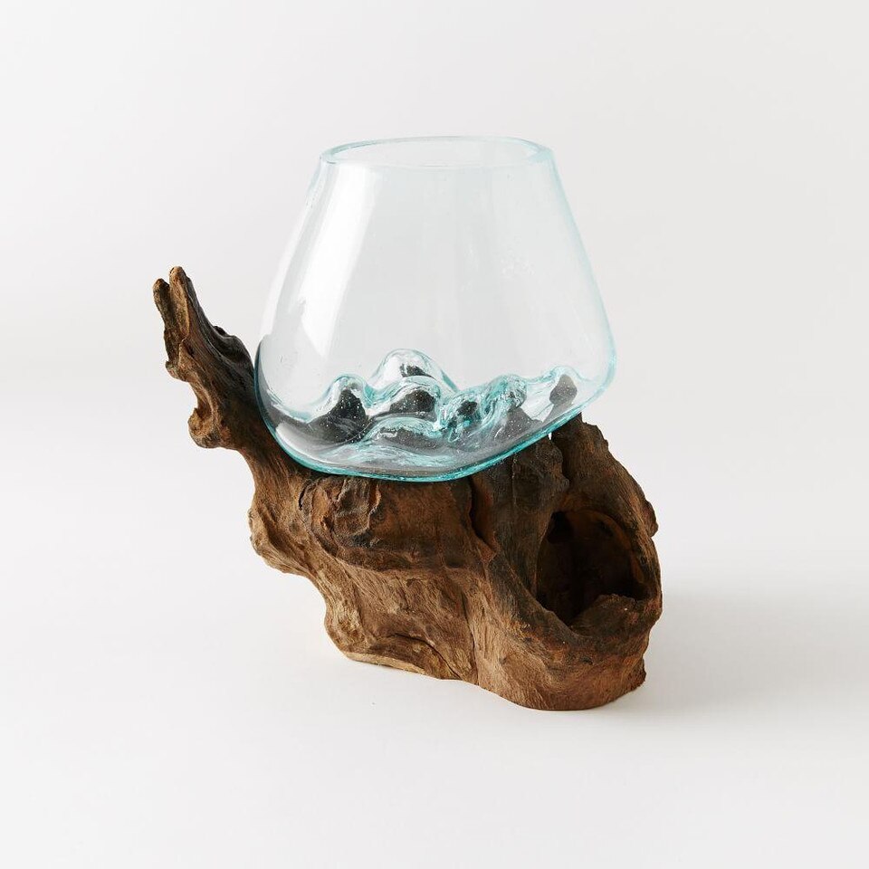 Wood + Glass Terrariums