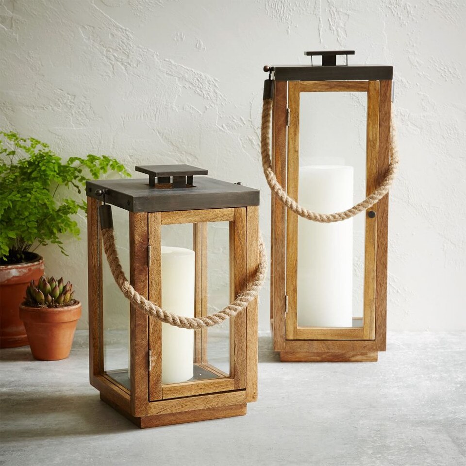 Wood + Rope Lanterns