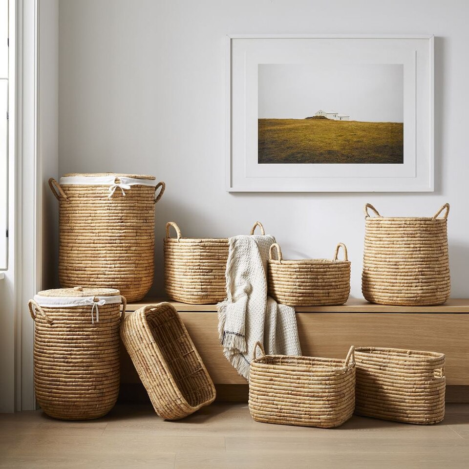 Woven Seagrass Baskets - Natural